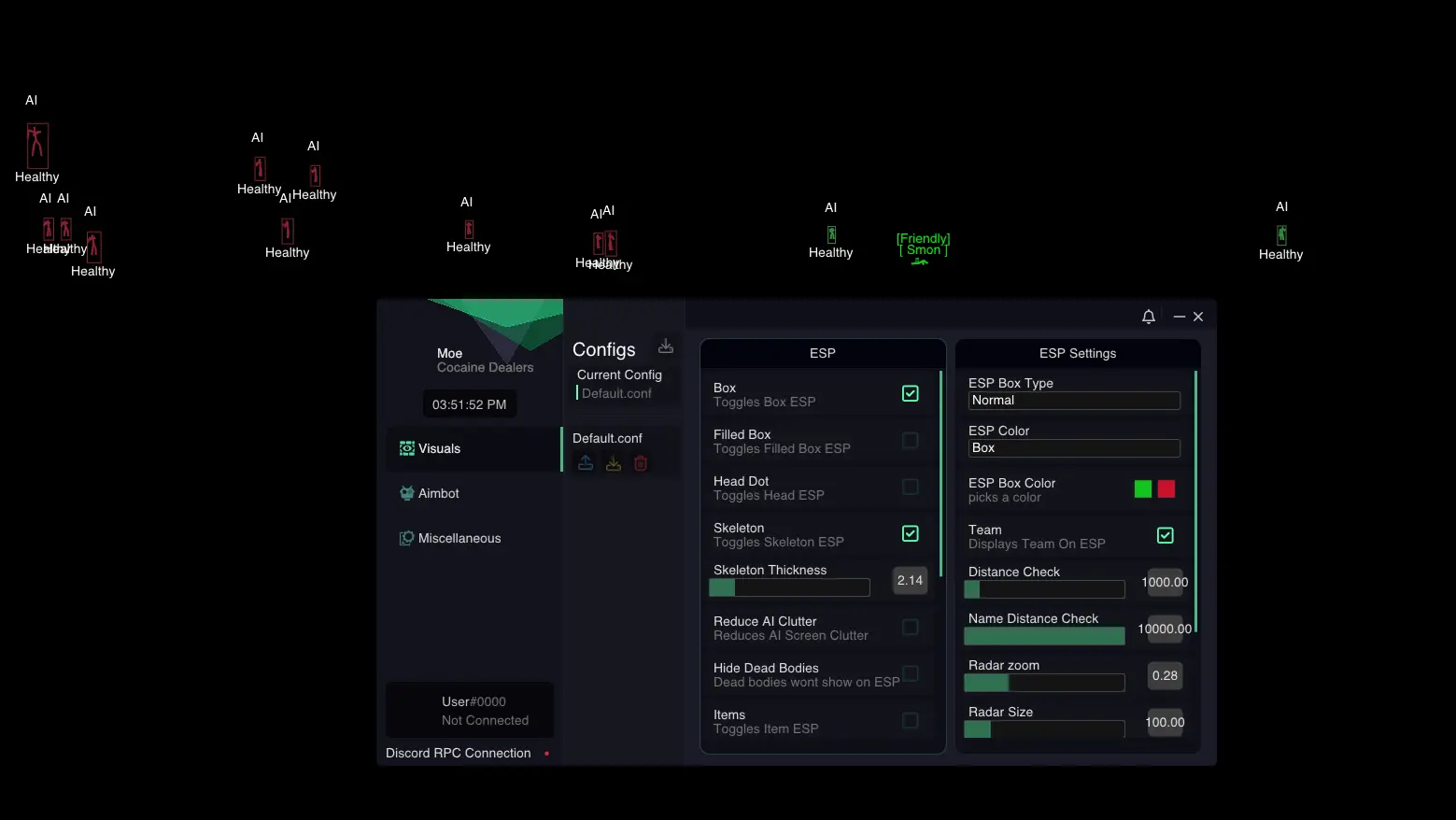 Screenshot of Moe GWZ Cheat